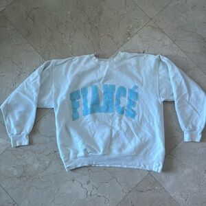 The Bar Fiance White Sweatshirt